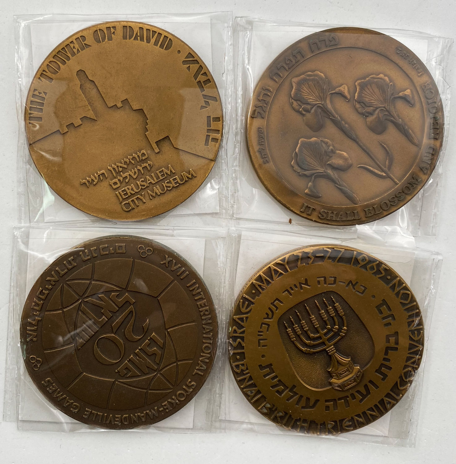 Israel - Lot of 20 medals from the Government Coin and medals Company in various subjects - Different years. ... - 1 9