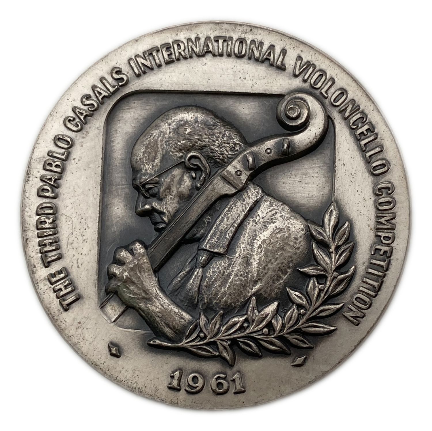 Israel - Pablo Casals, Official award medal - 1961 - Silver 935, 59mm, 110g
Pablo Casals (1876-1973) ... - 1 0
