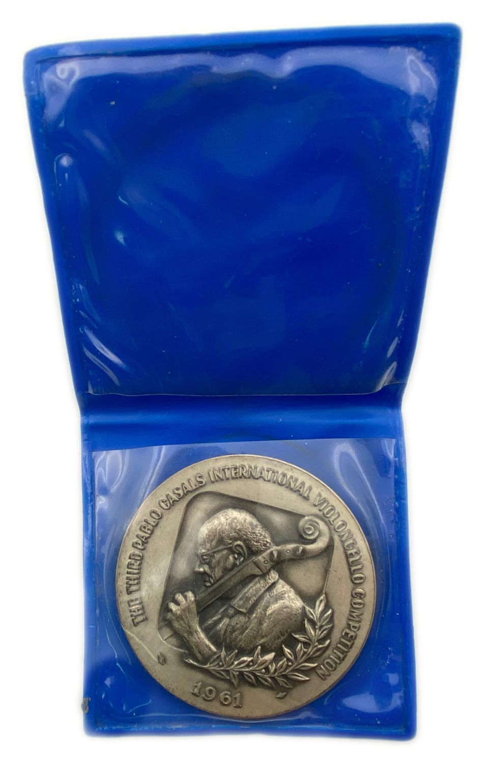 Israel - Pablo Casals, Official award medal - 1961 - Silver 935, 59mm, 110g
Pablo Casals (1876-1973) ... - 1 2