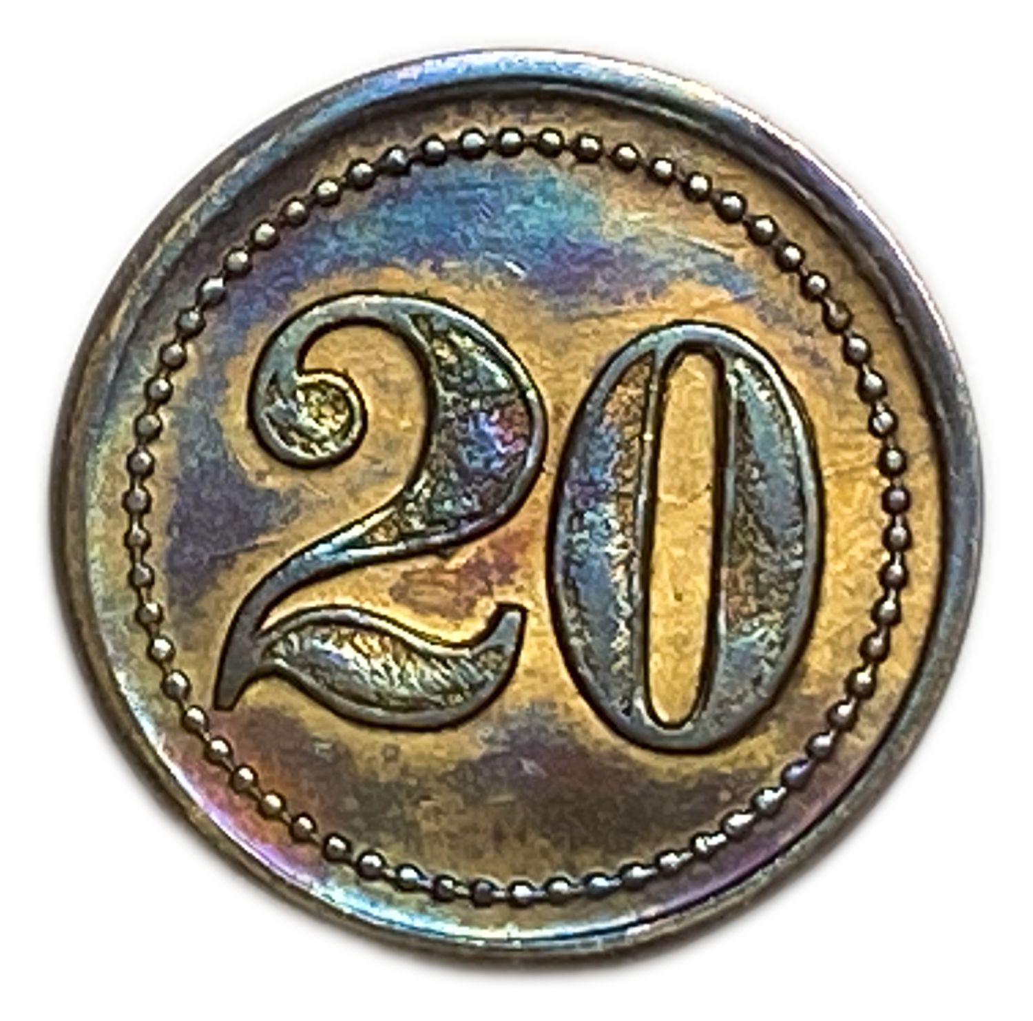 Palestine - Cafe werner tokens - A complete bronze set containing all the values, 5, 10, 20, 30, 40 and 50 Mill ... - 1 9