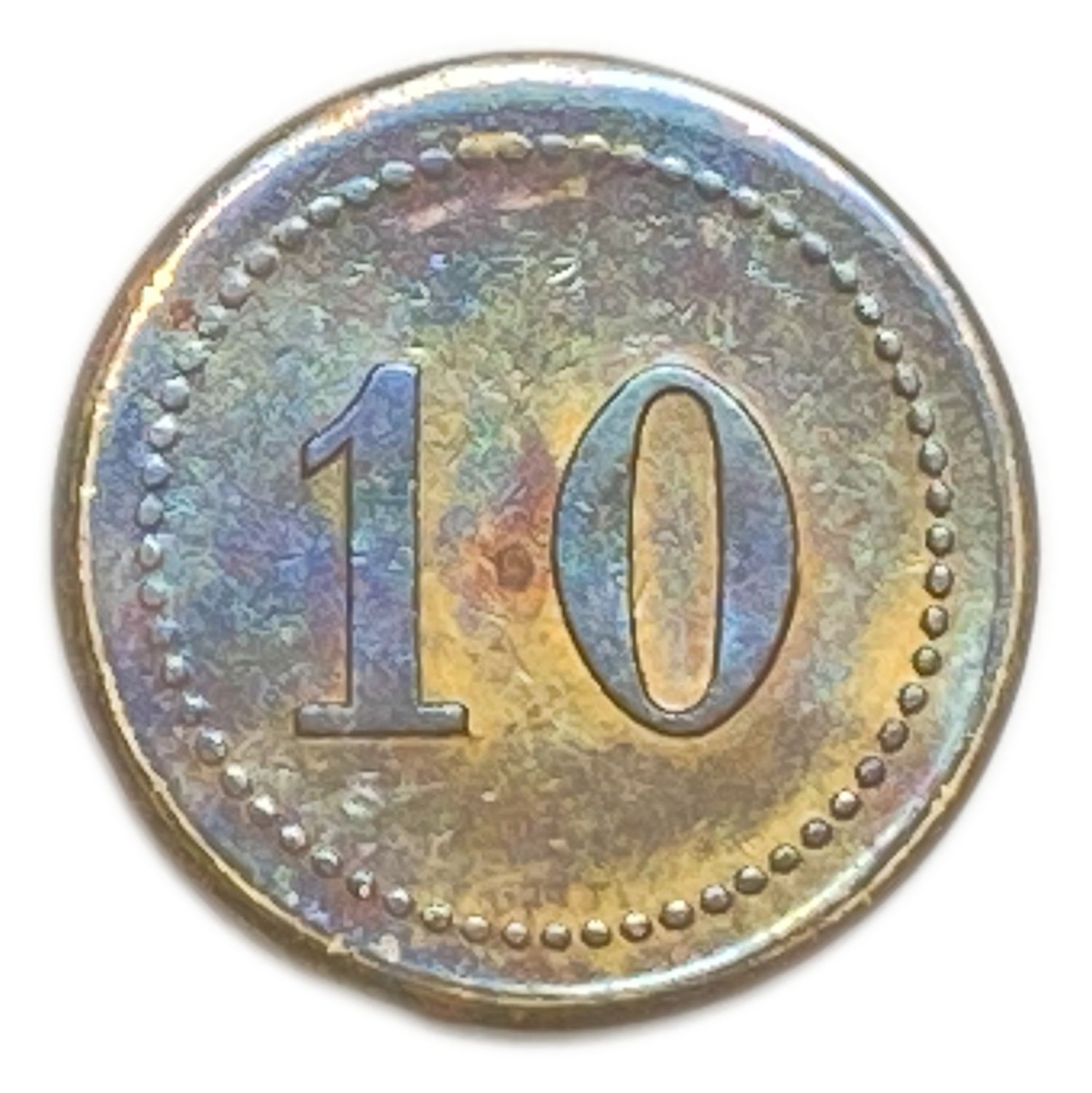 Palestine - Cafe werner tokens - A complete bronze set containing all the values, 5, 10, 20, 30, 40 and 50 Mill ... - 1 7
