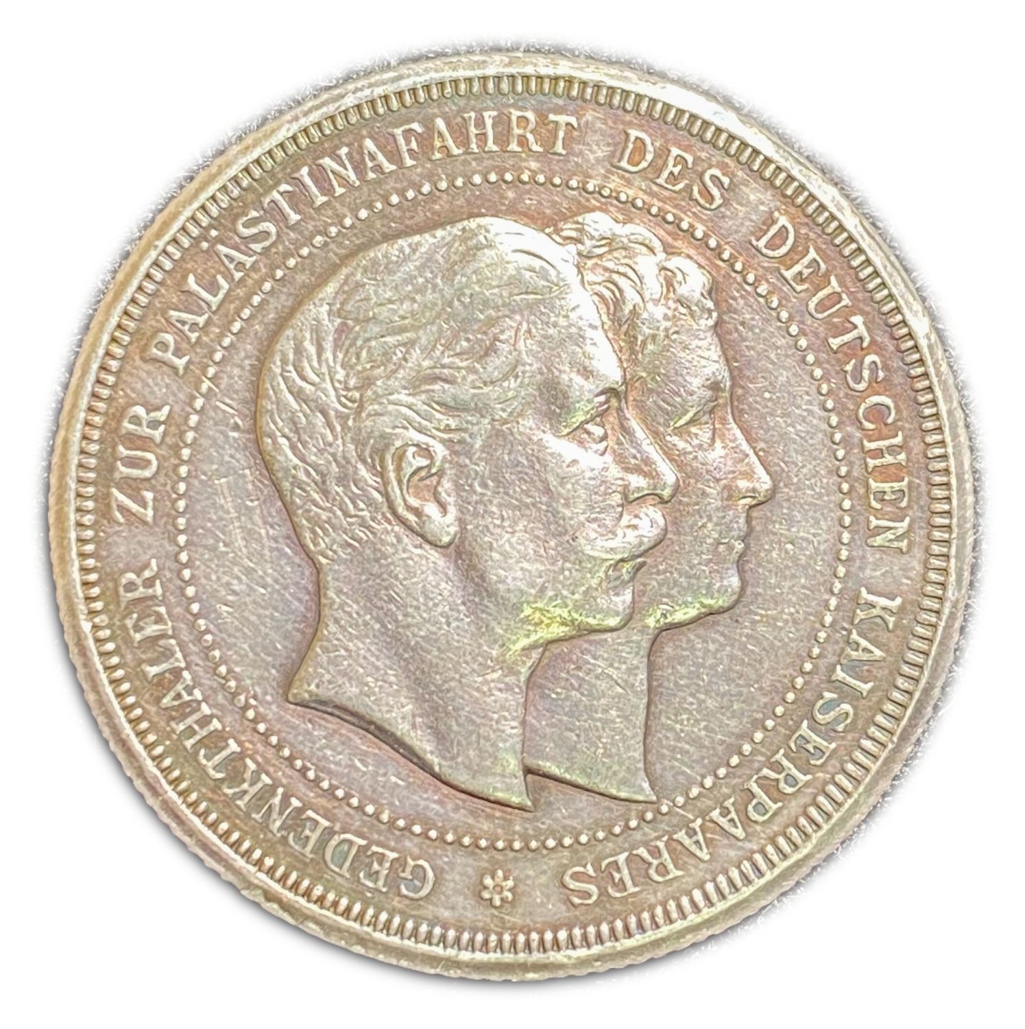Palestine - Medal - Emperor Wilhelm II visited the Holy Land 1898 - XF-AU
When Emperor Wilhelm ... - 1 0