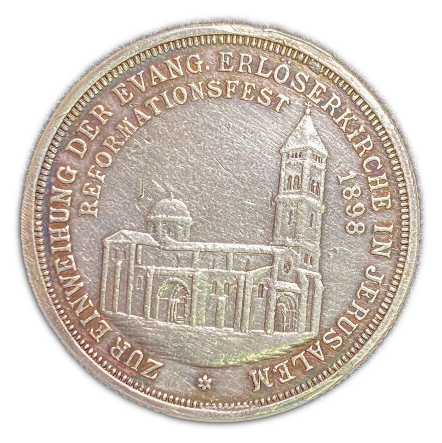 Palestine - Medal - Emperor Wilhelm II visited the Holy Land 1898 - XF-AU
When Emperor Wilhelm ... - 1 1