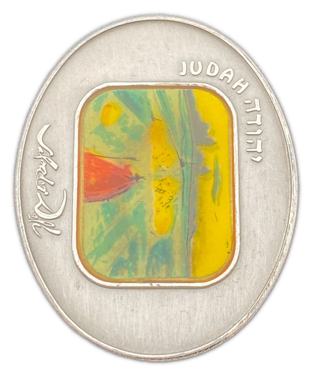 Israel - Tribe of Judah, State medal - 1994 - Silver 999, 105g, 60X48 mm
Tribe of Judah medal is the ... - 1 0
