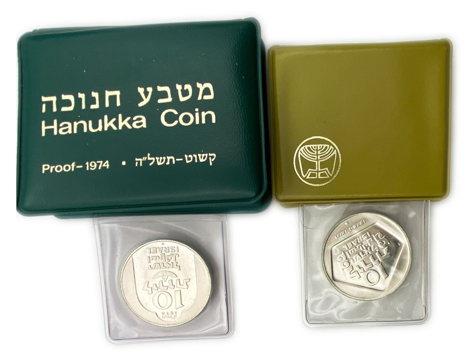 Israel - Lot of 6 silver coins of the Government Coin and Medal Company - 500 silver and 925 silver - 1 5