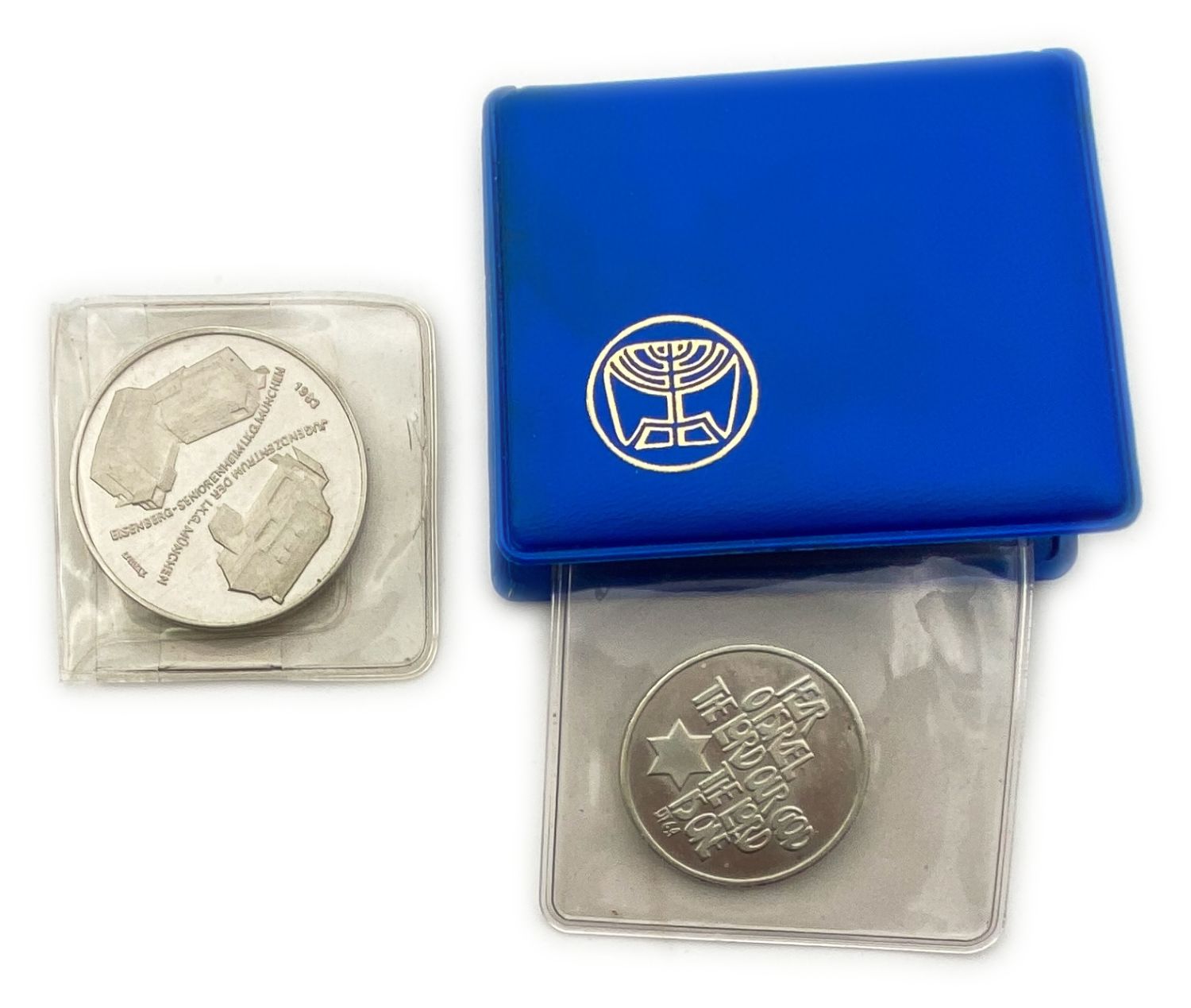 Israel - Lot of 6 silver coins of the Government Coin and Medal Company - 500 silver and 925 silver - 1 2