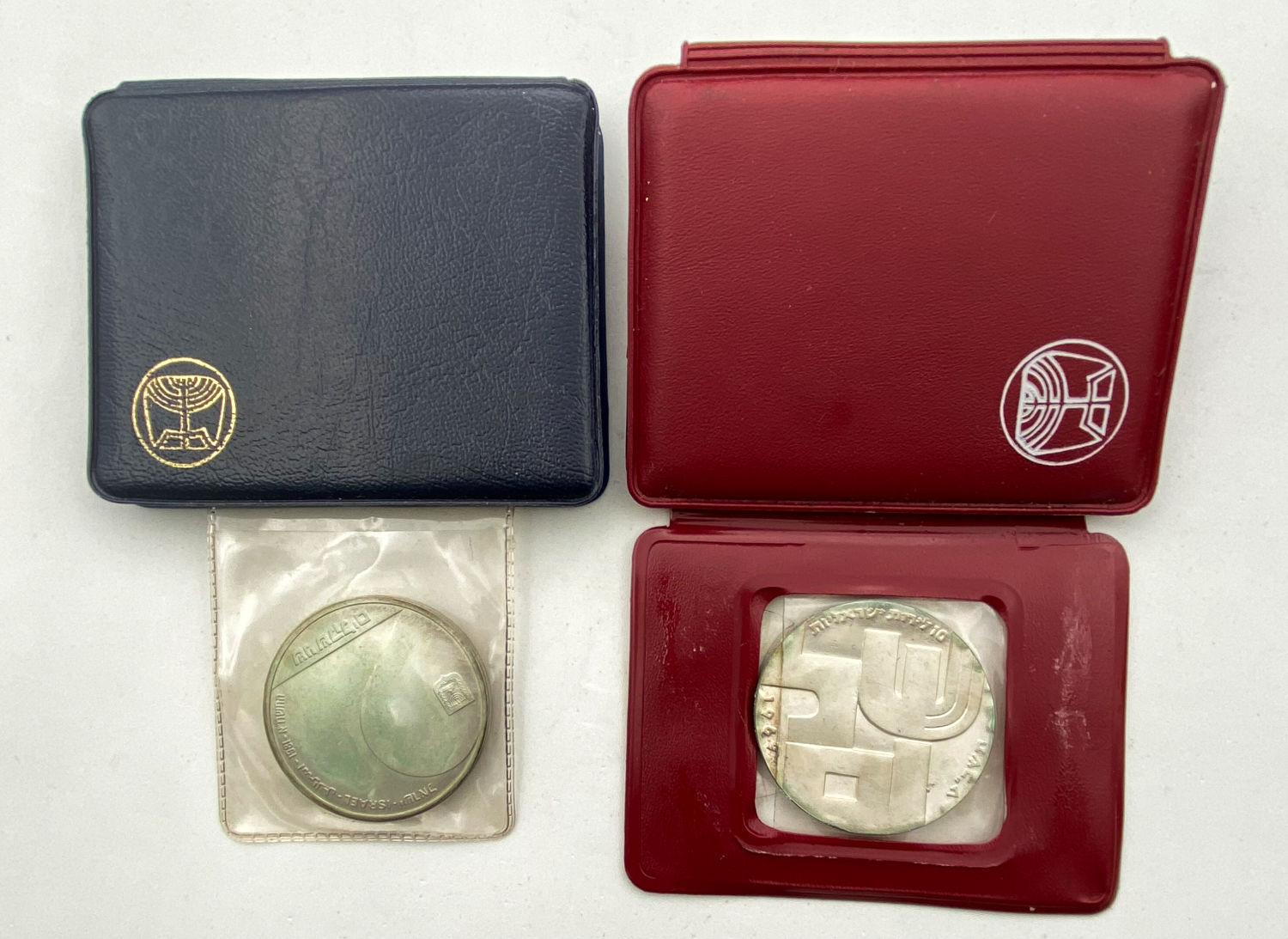 Israel - Lot of 3 silver coins, the government company of coins and medals - different years - 1 4