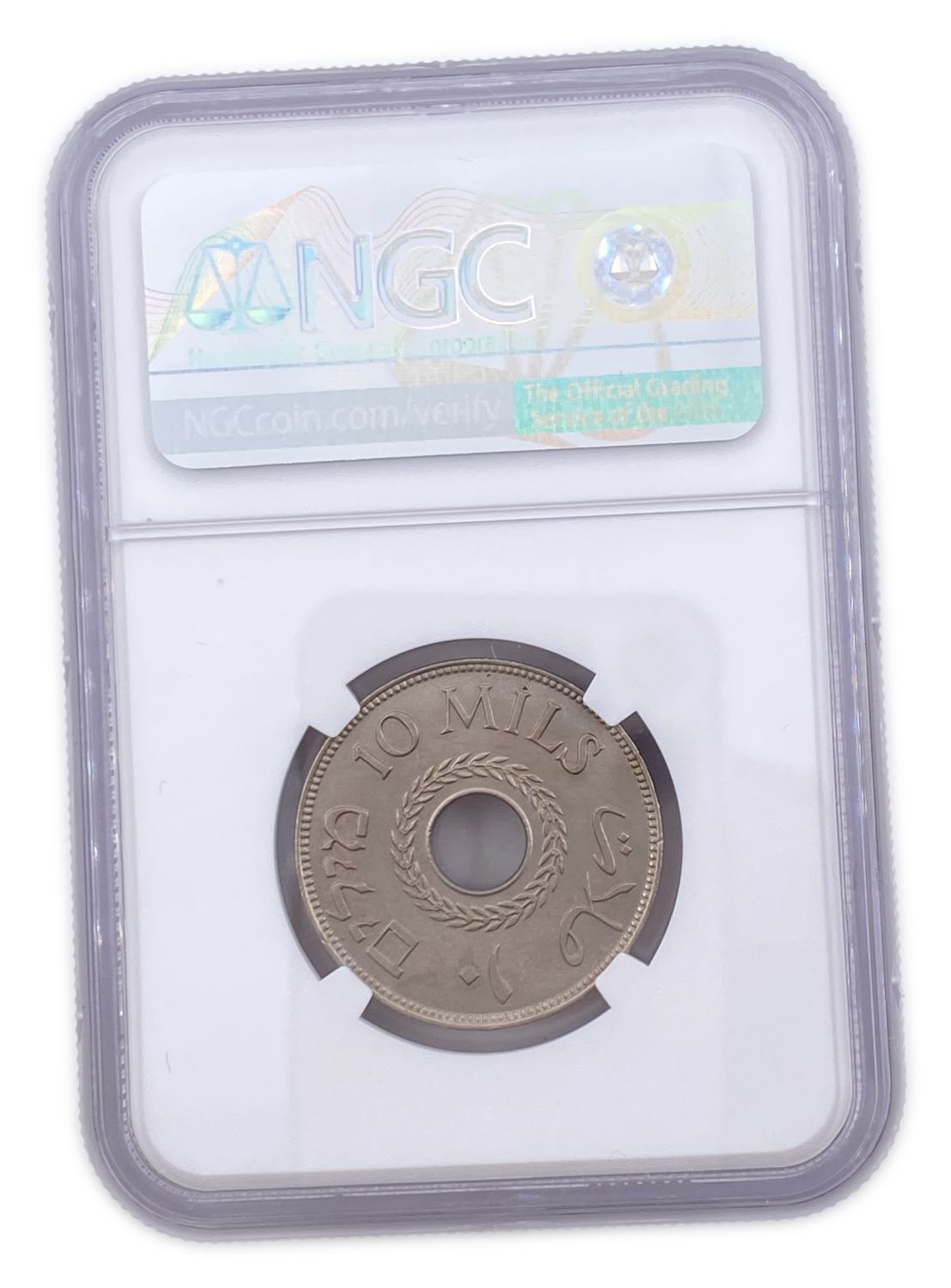 Palestine - 10 Mils 1933 - NGC MS64
MIL, was the Hebrew name of the coin that was legal in Israel ... - 1 3