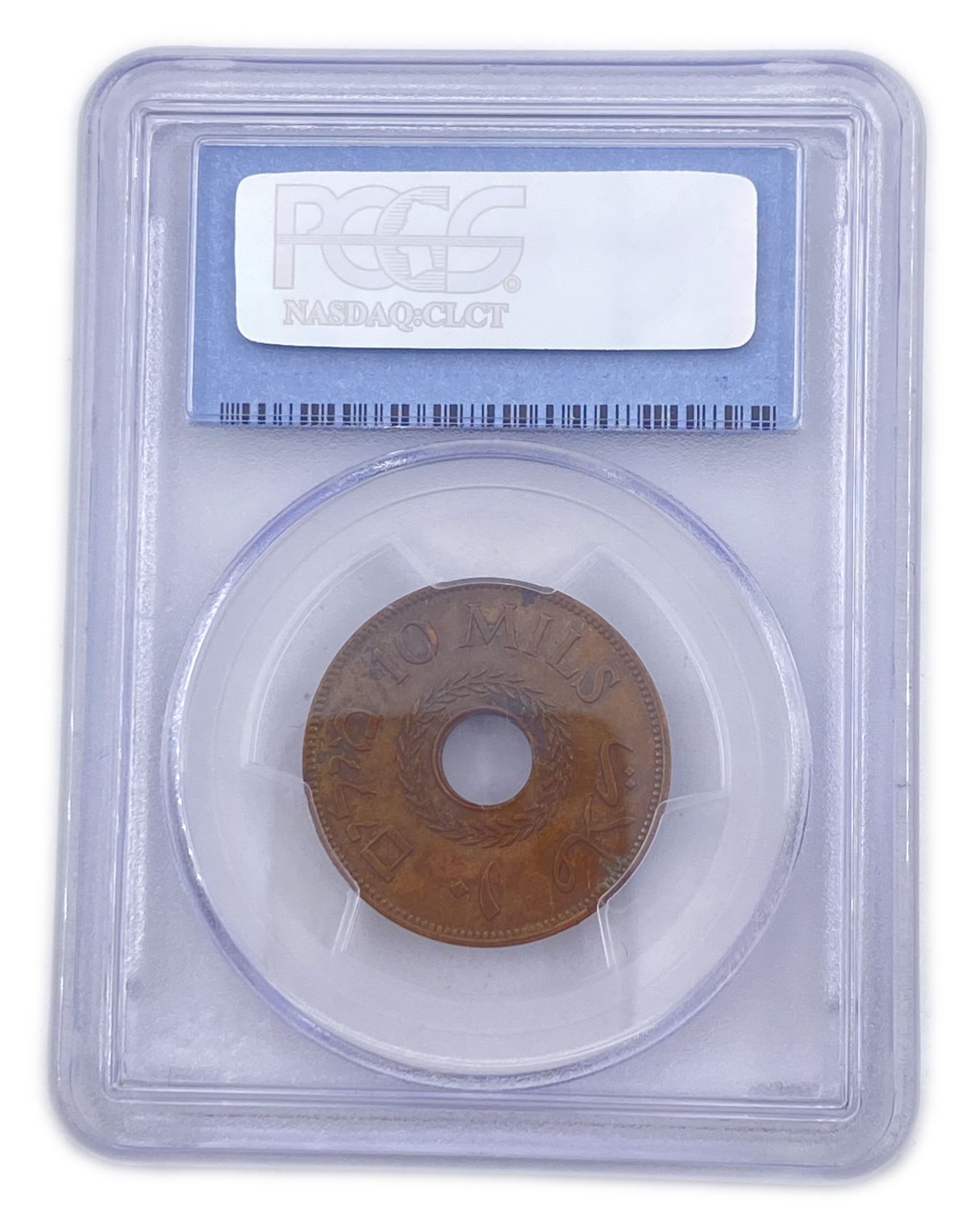 Palestine - 10 Mils 1942 - PCGS AU58
MIL, was the Hebrew name of the coin that was legal in Israel ... - 1 3