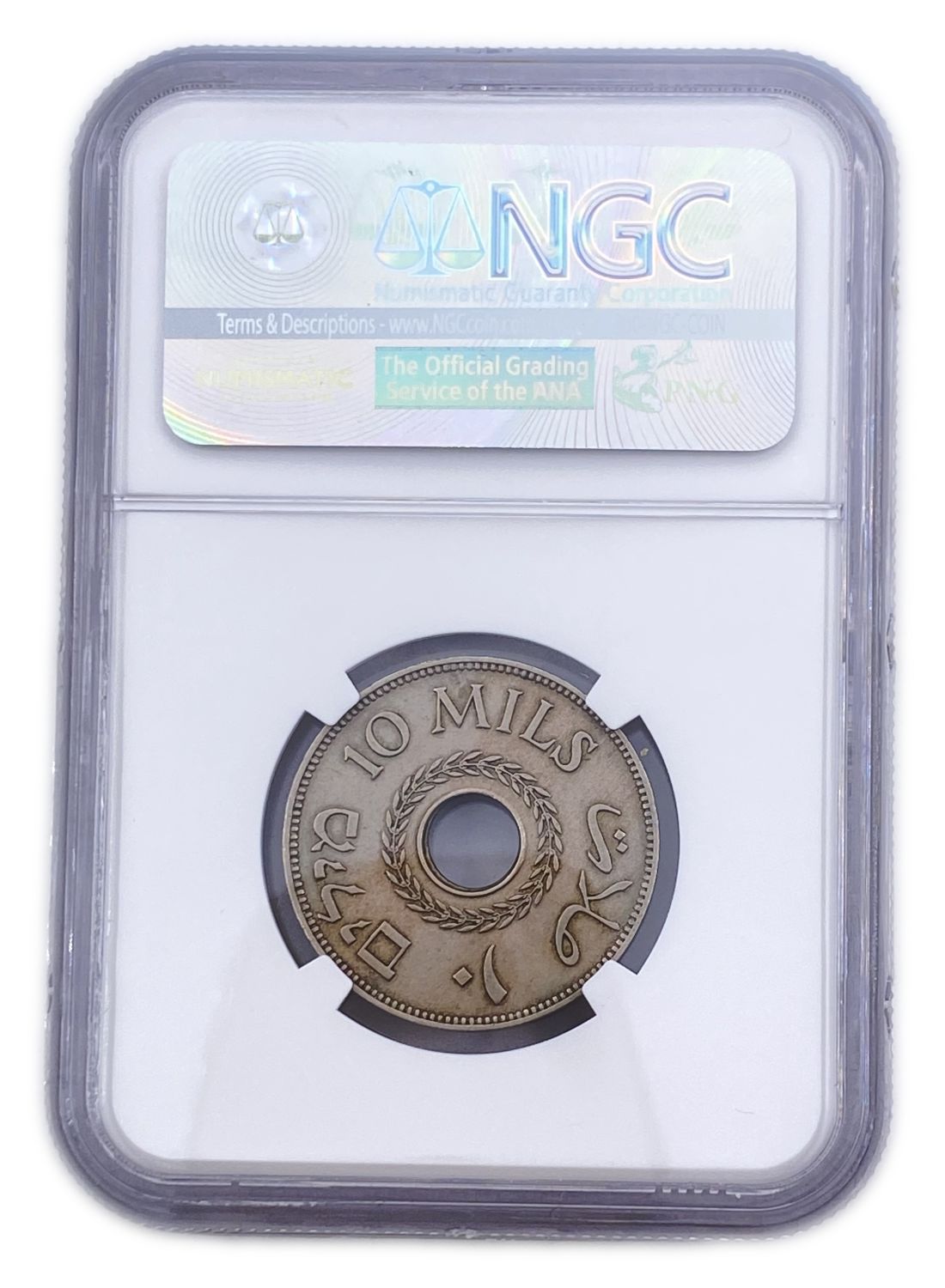 Palestine - 10 Mils 1939 - NGC XF DETAILS
MIL, was the Hebrew name of the coin that was legal in ... - 1 3