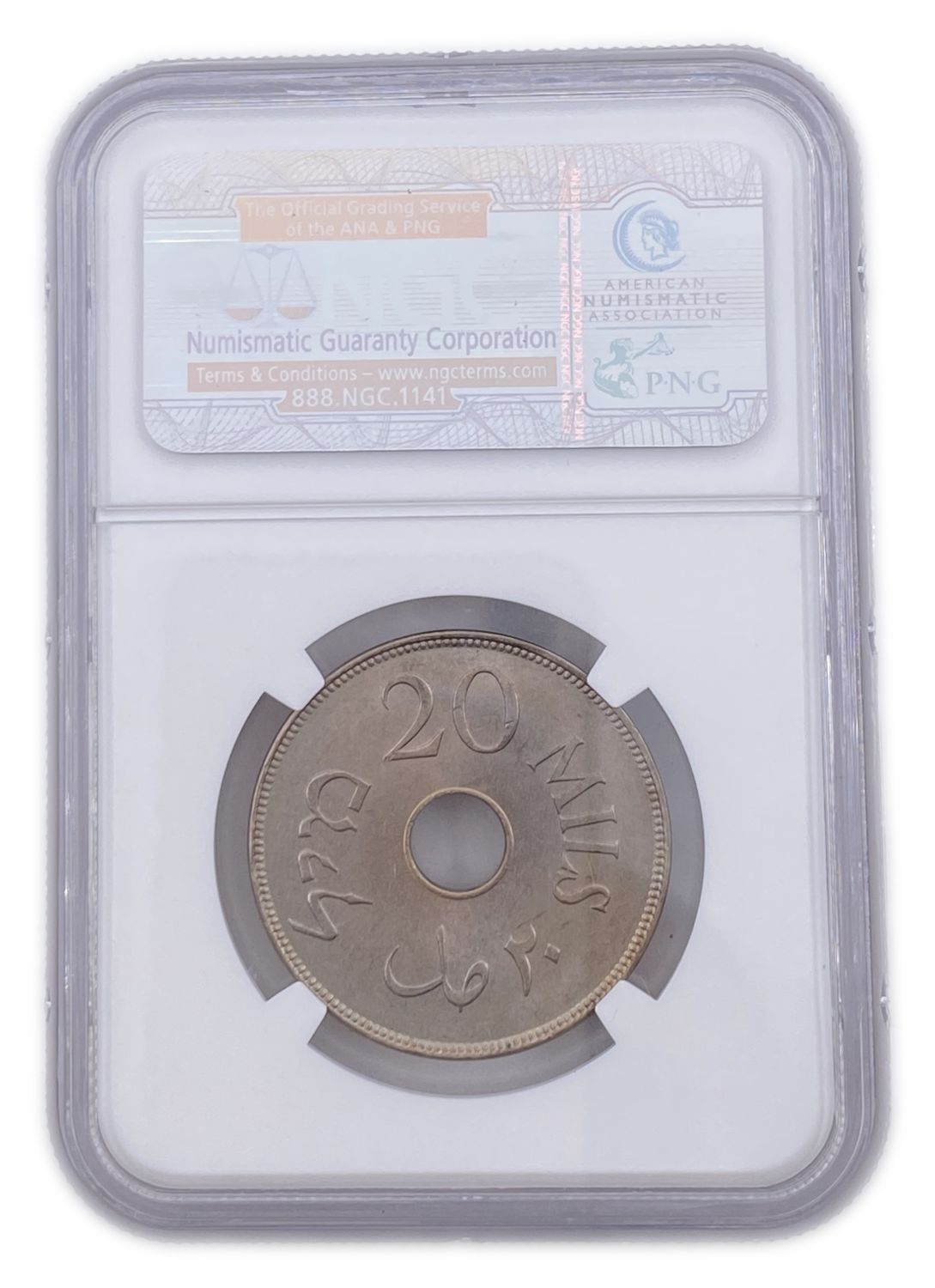Palestine - 20 Mils 1927 - NGC MS65
MIL, was the Hebrew name of the coin that was legal in ... - 1 3