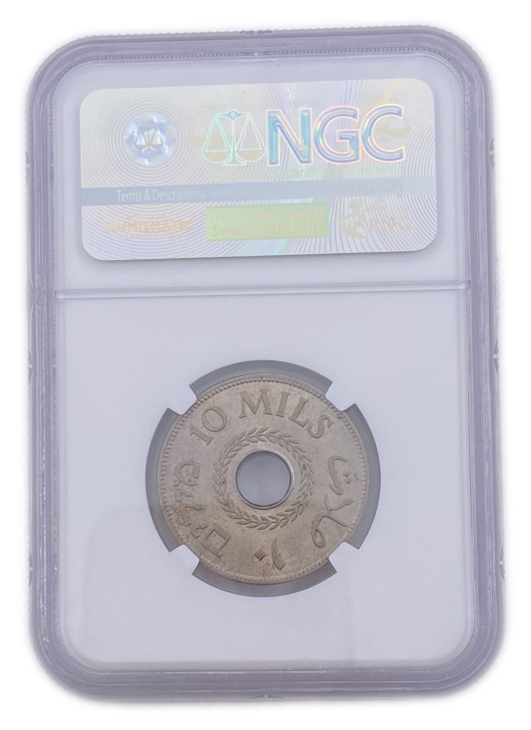 Palestine - 10 Mils 1942 - NGC MS62
MIL, was the Hebrew name of the coin that was legal in Israel ... - 1 3