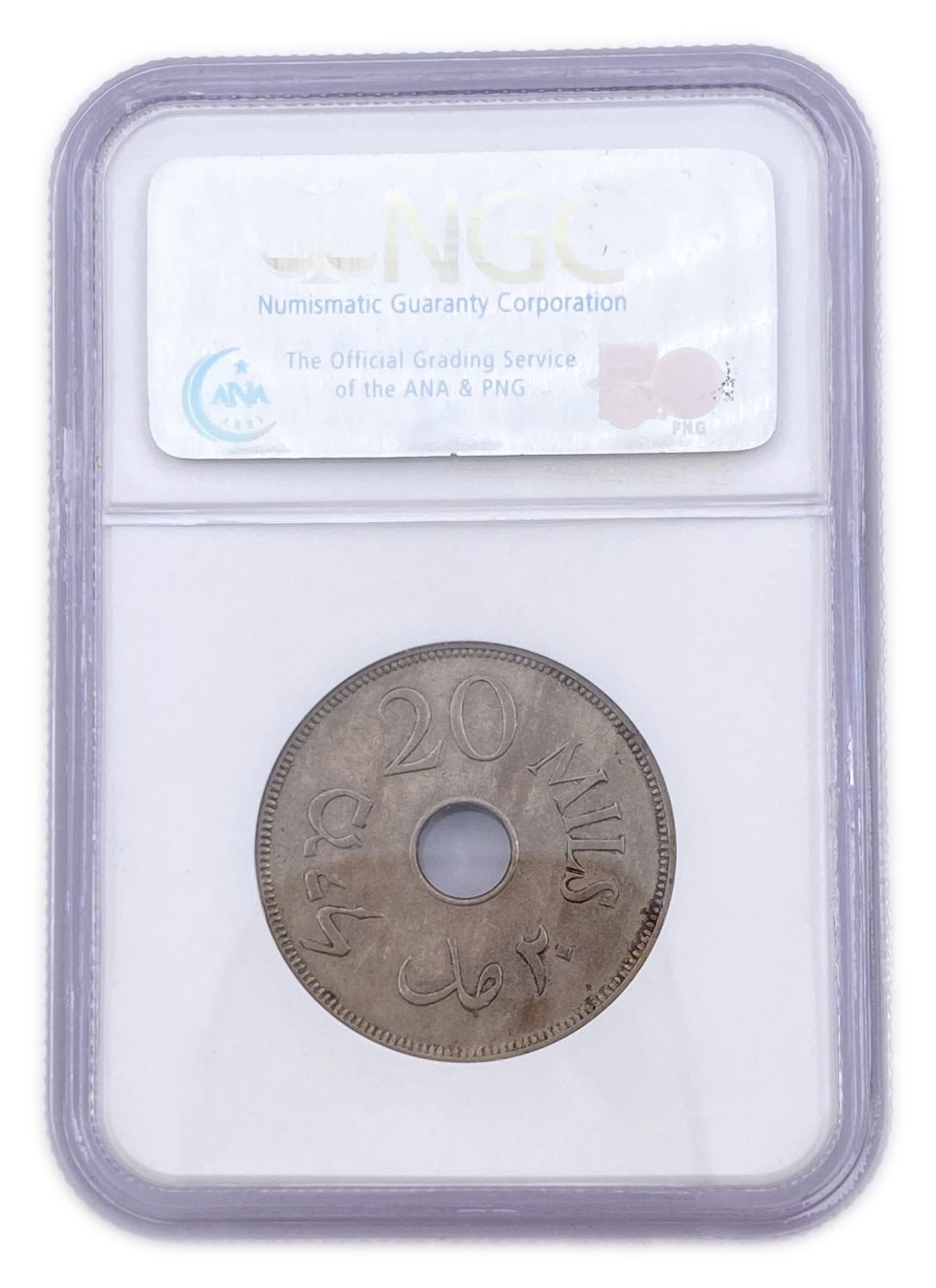 Palestine - 20 Mils 1933 - NGC AU50
MIL, was the Hebrew name of the coin that was legal in Israel ... - 1 3