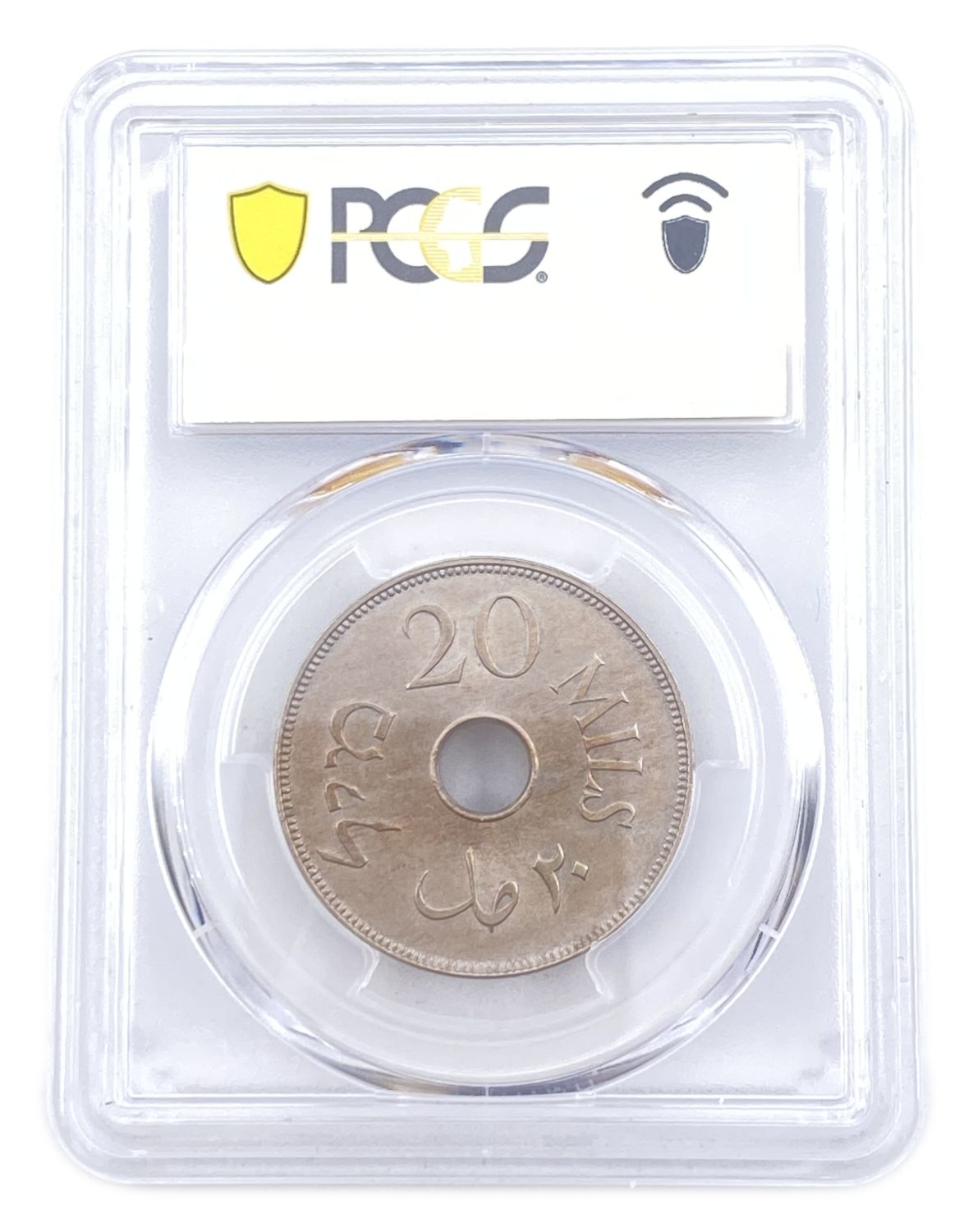 Palestine - 20 Mils 1934 - PCGS MS63 - UNC - Rare
The year with the second lowest mintage of ... - 1 3