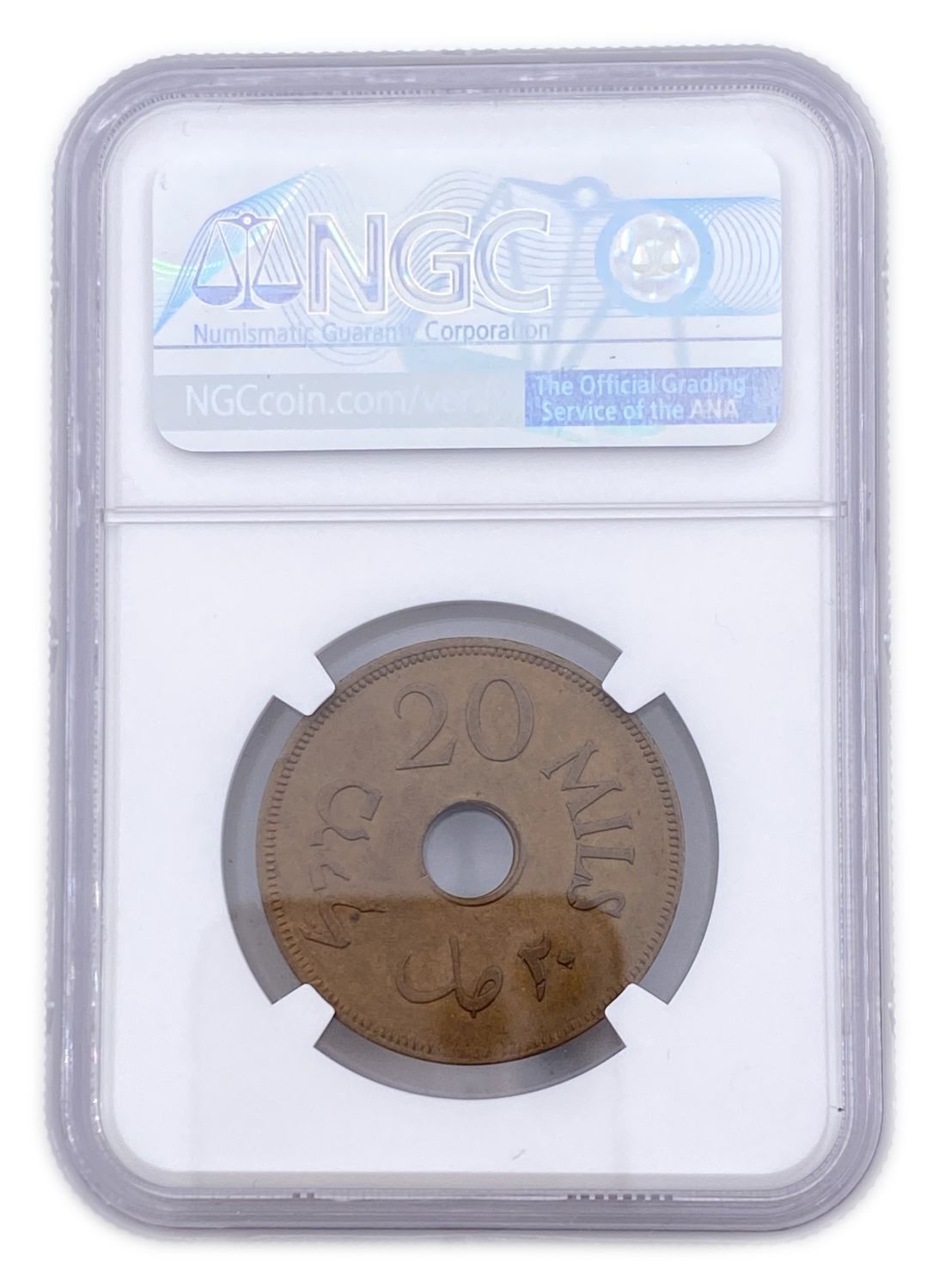 Palestine - 20 Mils 1942 - NGC MS62BN
MIL, was the Hebrew name of the coin that was legal in ... - 1 3