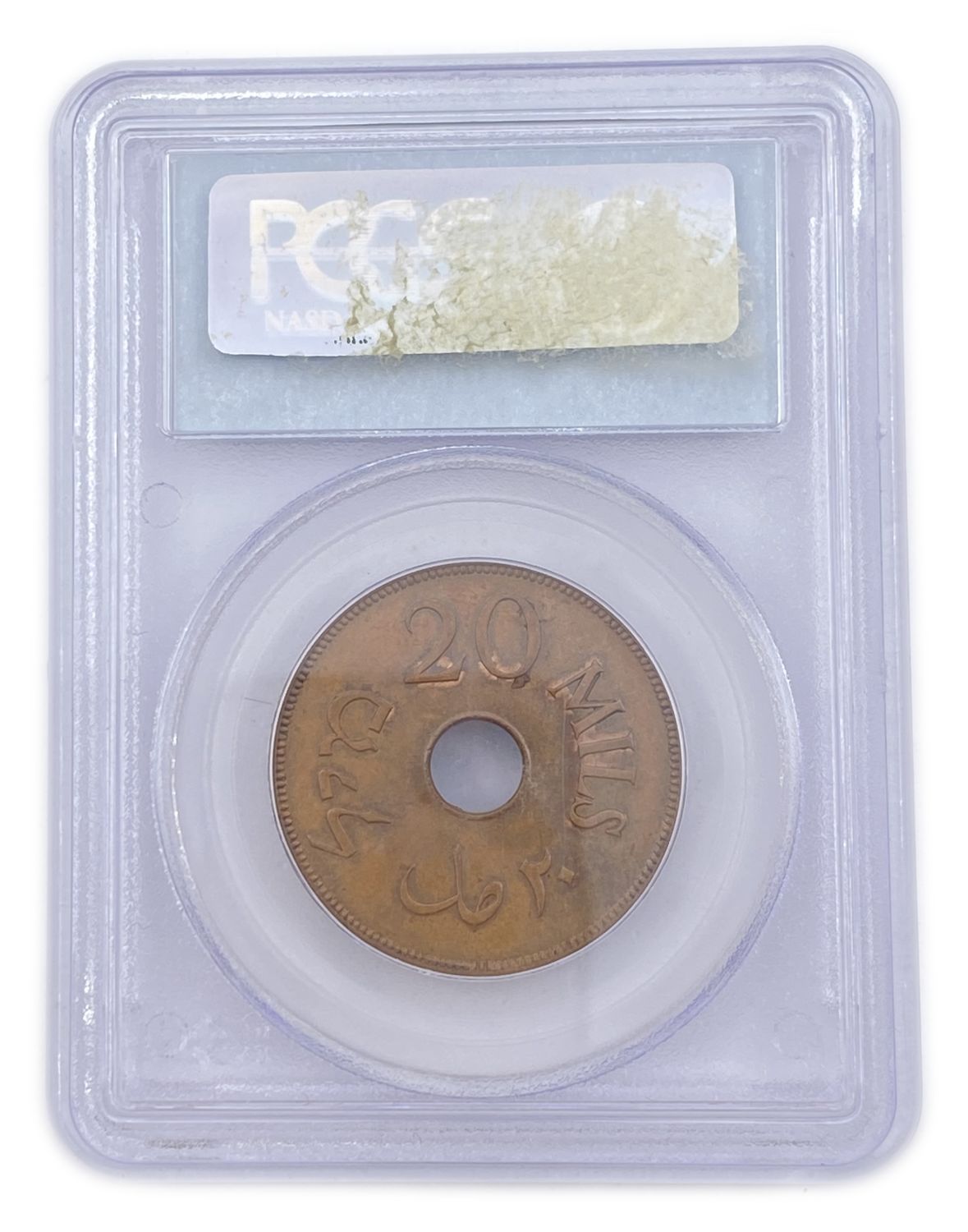 Palestine - 20 Mils 1944 - PCGS MS63BN
Despite the high amount of the issue, the British did ... - 1 3