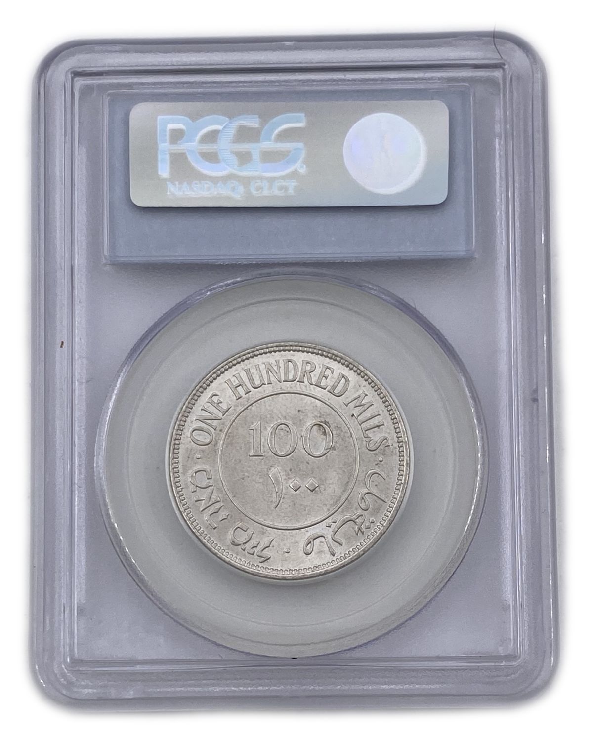 Palestine - 100 Mils 1940 - PCGS MS64
Mil, was the Hebrew name of the coin that was legal in ... - 1 3