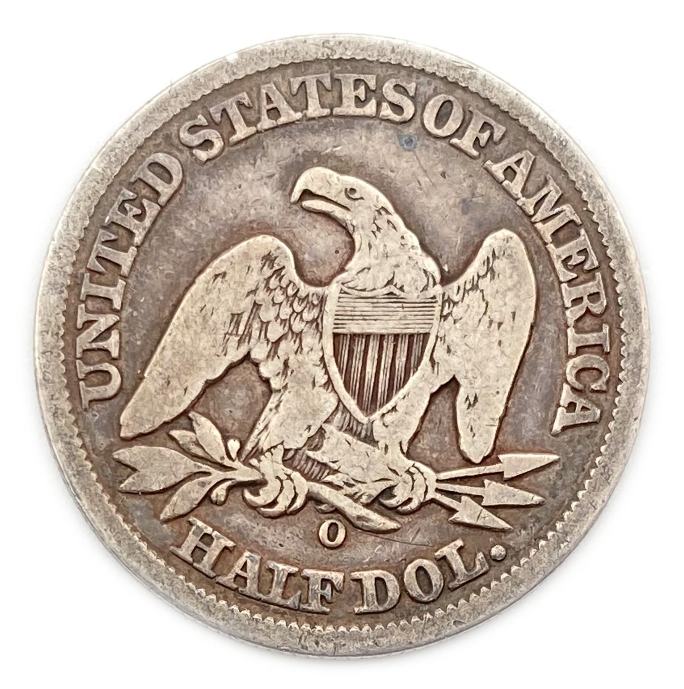 USA - 50 Cents 1855 - O - "Seated Liberty" - Silver - 1 1