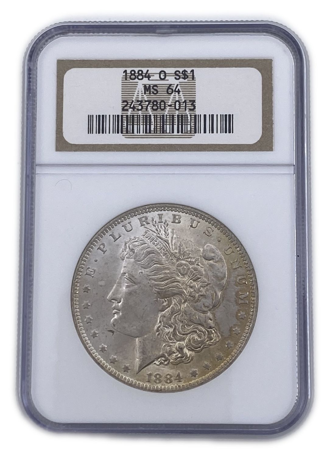 USA - 1 Morgan Dollar 1884-O - NGC MS64 - Silver
The Morgan dollar was a United States dollar coin ... - 1 2