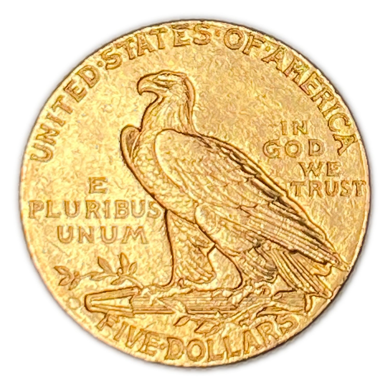 US - 5 Dollar Coin 1908 - Indian Head - 900 Gold, Weight 8.351, 21.6mm - XF-AU - 1 1