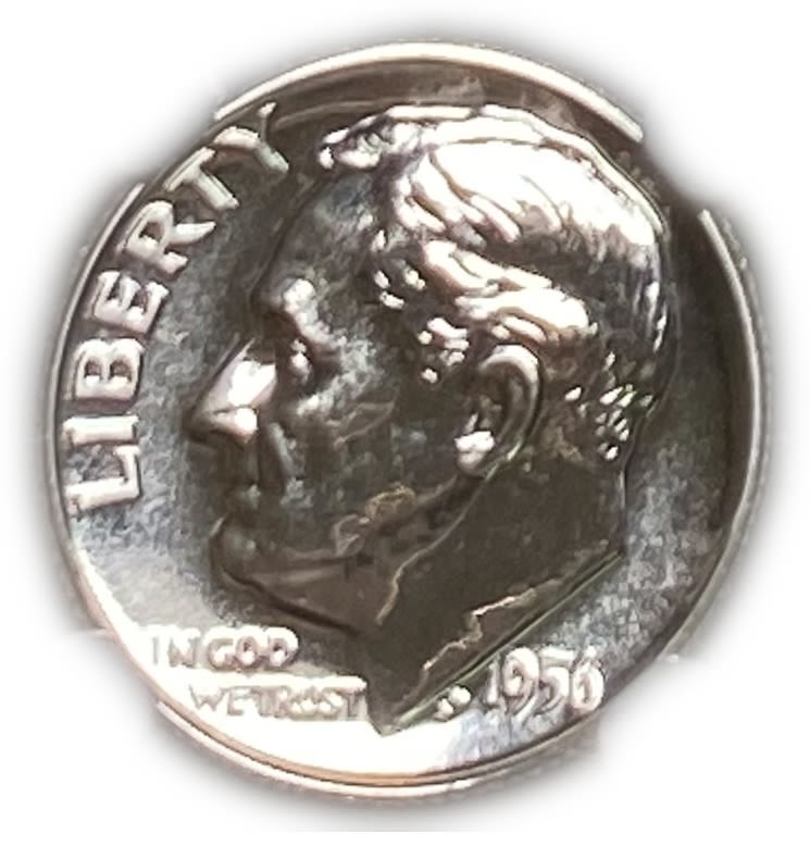 USA - Lot of 3 coins 1, 5, 10 cents 1956 - NGC PF67 - 1 5
