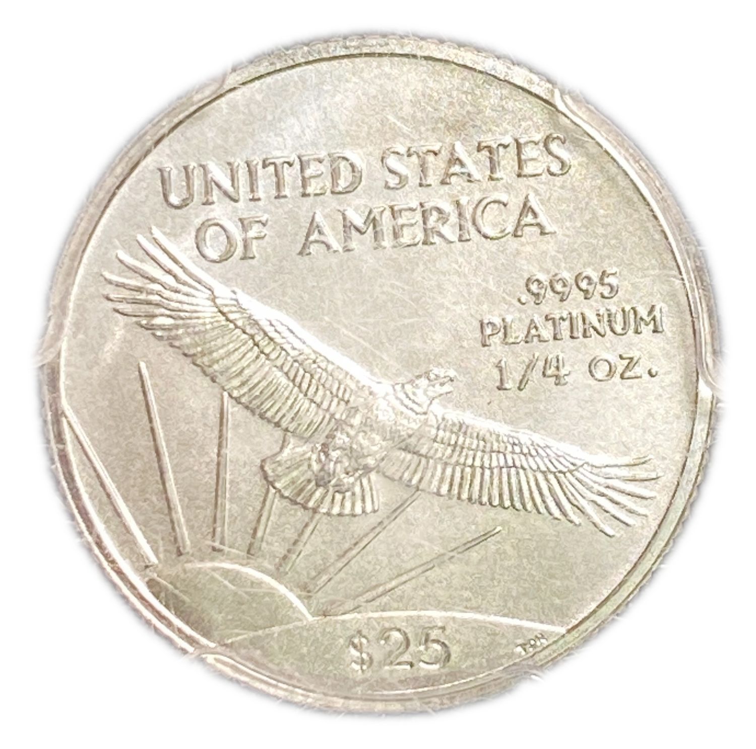 US - 25 Dollar 2004 - Statue of Liberty - PCGS MS69 - Platinum 999, Weight: One Quarter Ounce - 1 1