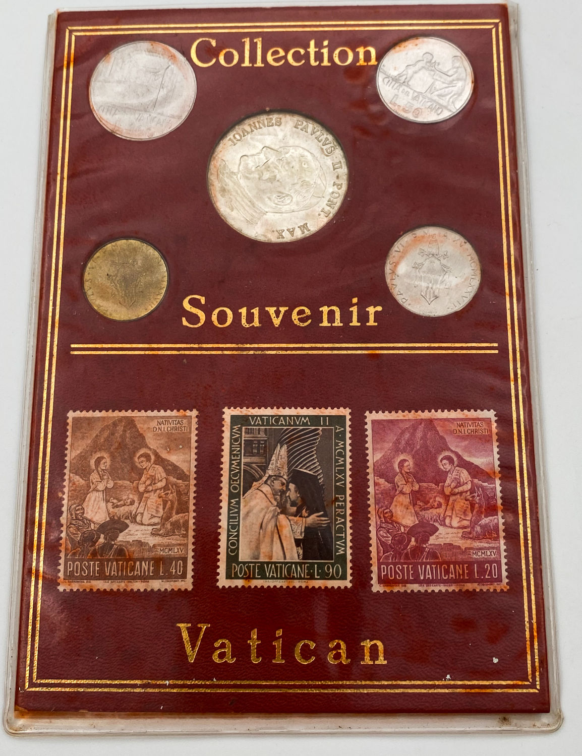 World - a pair of sets, 1999 US coins and the Vatican (medals) that served as a souvenir - 1 3