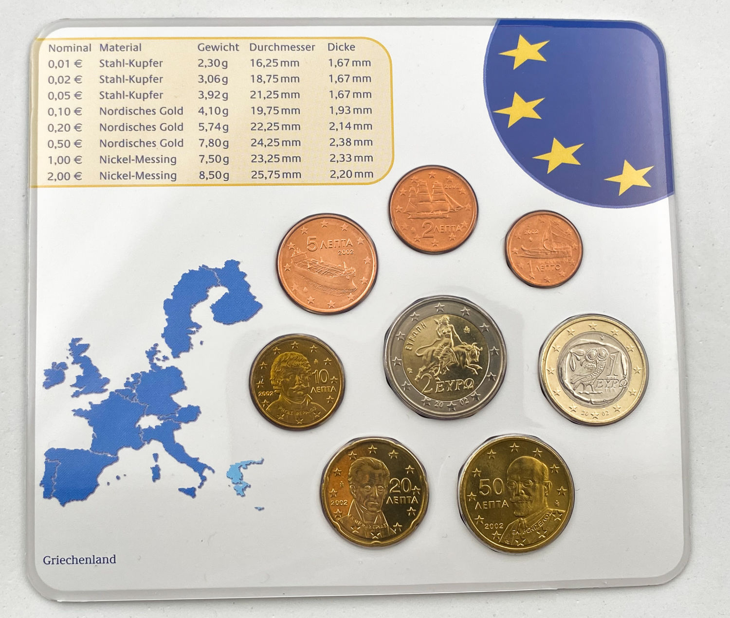 World - Europe - Lot of 12 sets in a special box for coin sets - Eurozone
Germany, Luxembourg ... - 1 6