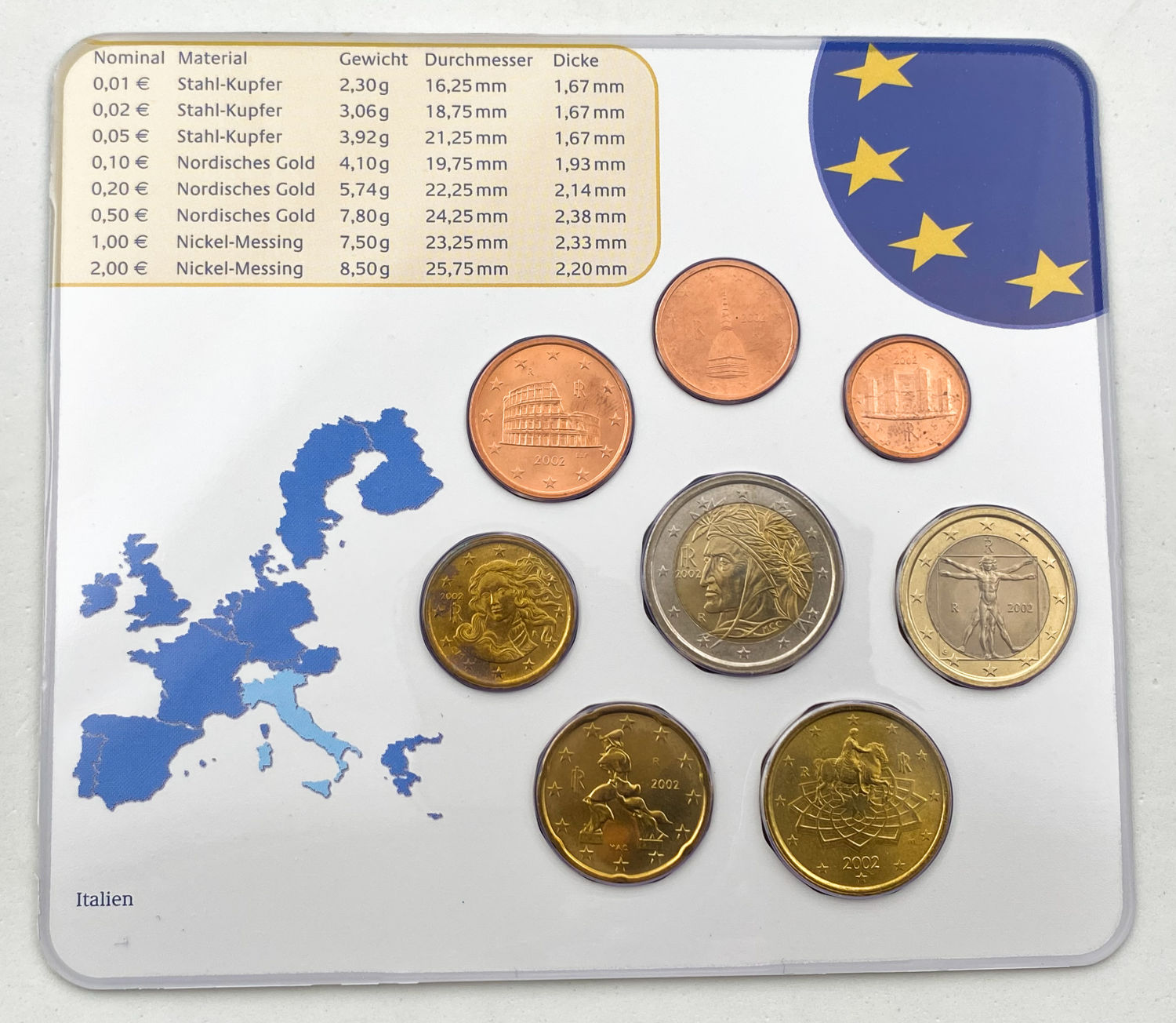 World - Europe - Lot of 12 sets in a special box for coin sets - Eurozone
Germany, Luxembourg ... - 1 8