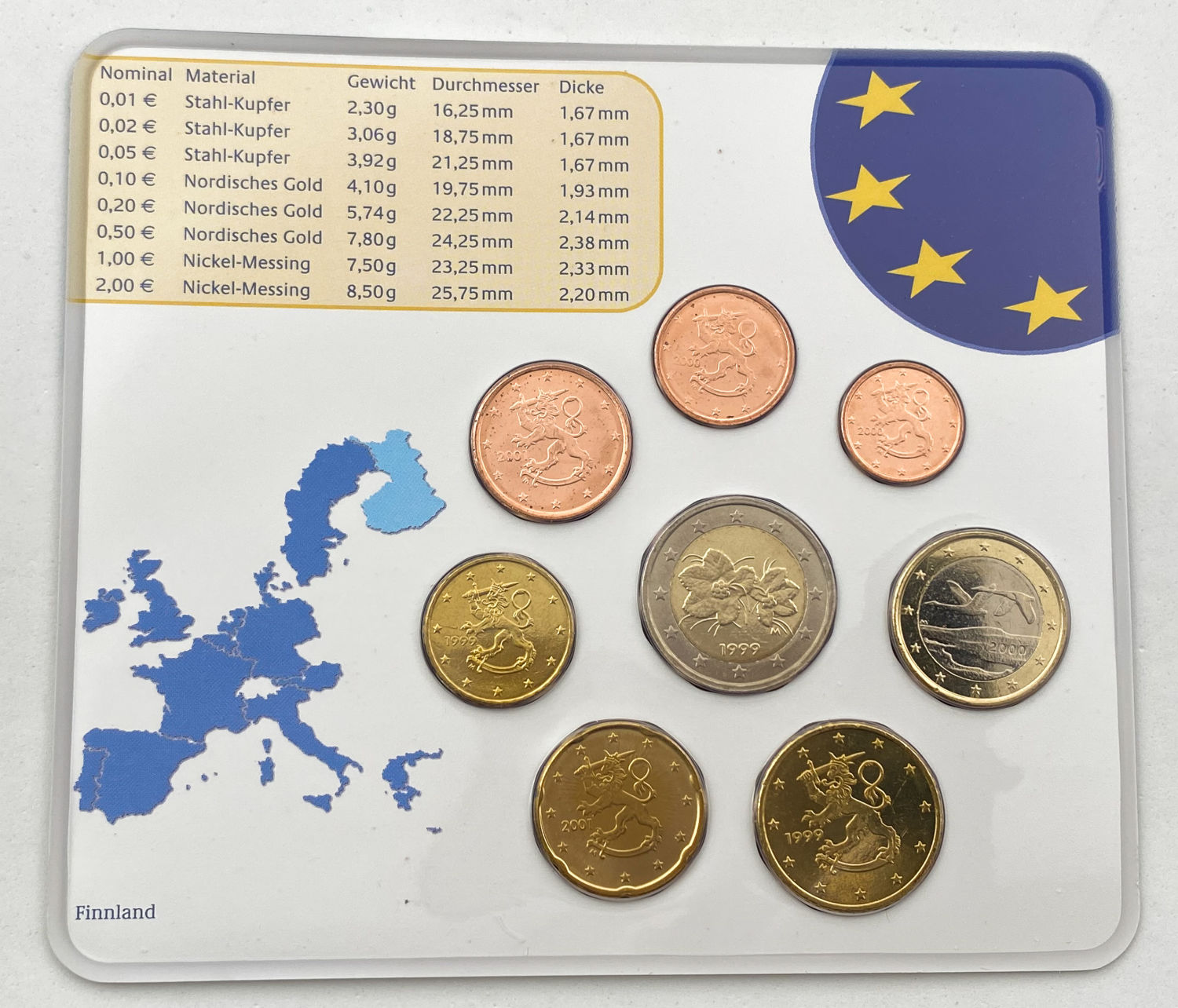 World - Europe - Lot of 12 sets in a special box for coin sets - Eurozone
Germany, Luxembourg ... - 1 24
