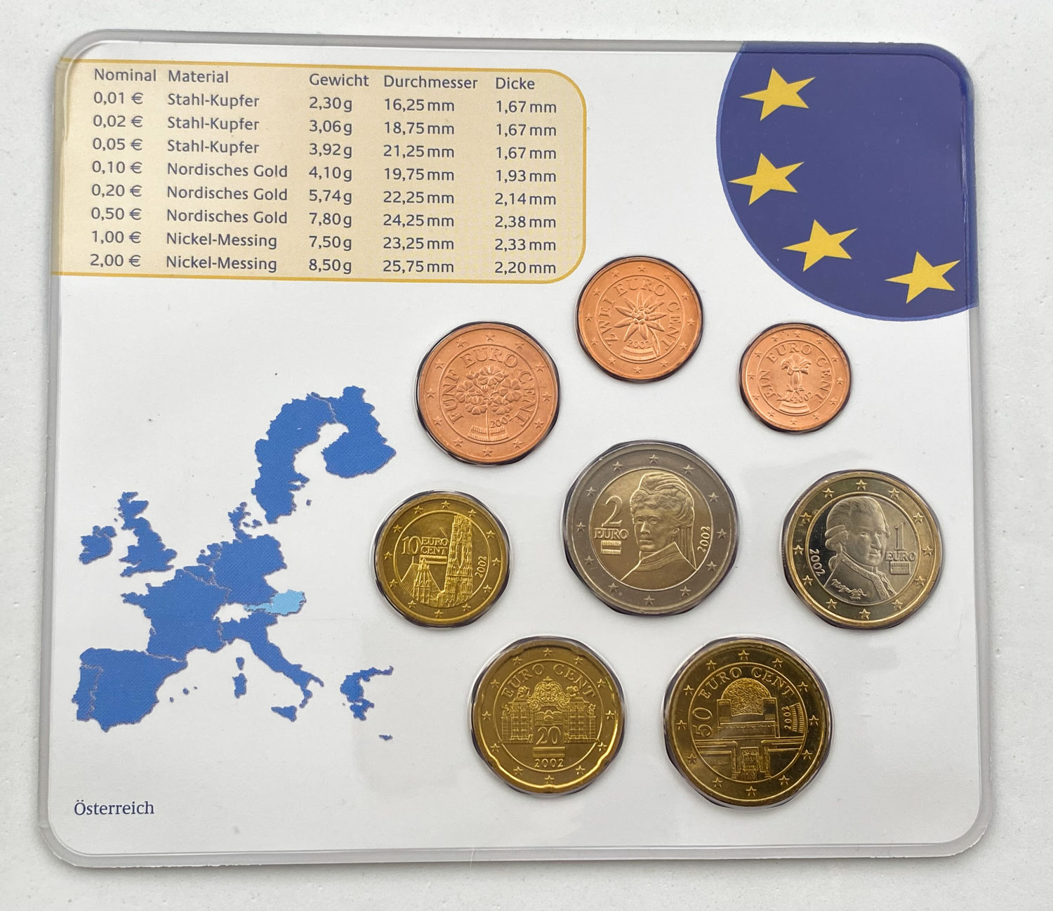 World - Europe - Lot of 12 sets in a special box for coin sets - Eurozone
Germany, Luxembourg ... - 1 17