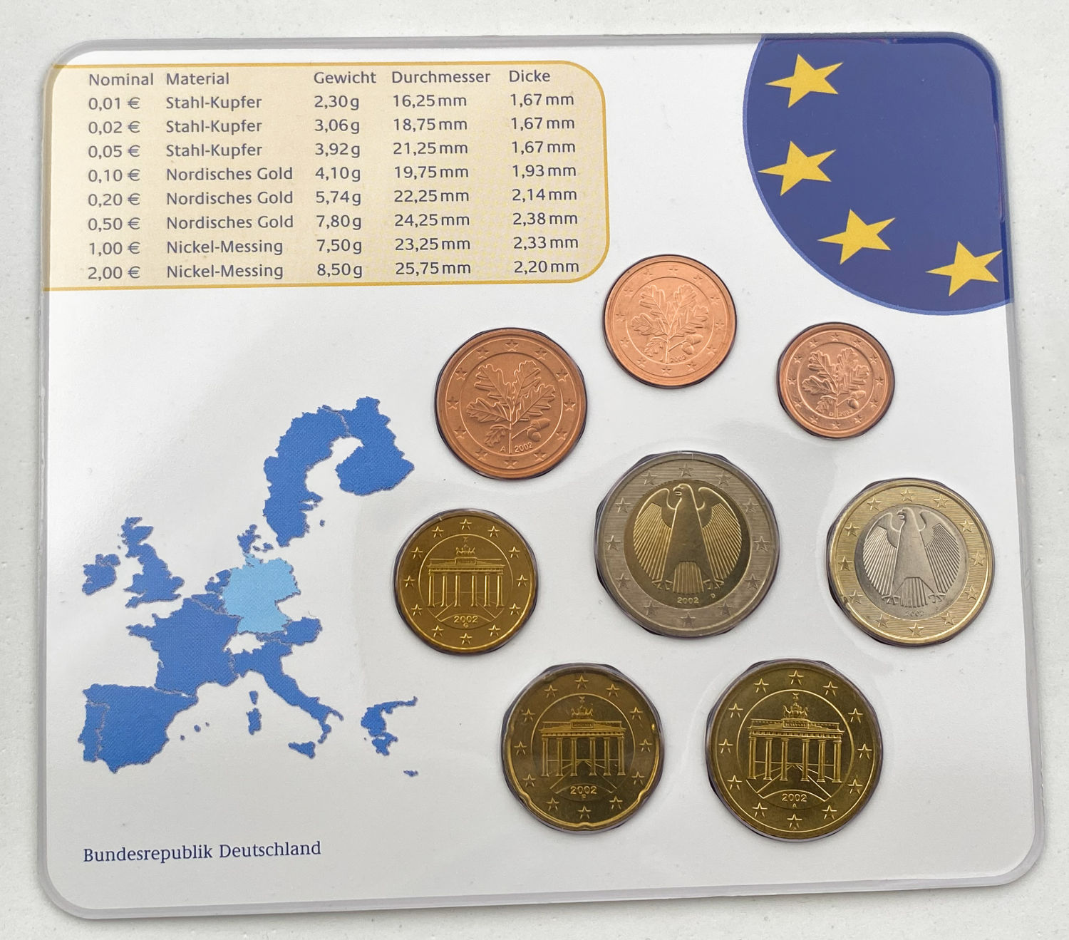 World - Europe - Lot of 12 sets in a special box for coin sets - Eurozone
Germany, Luxembourg ... - 1 2