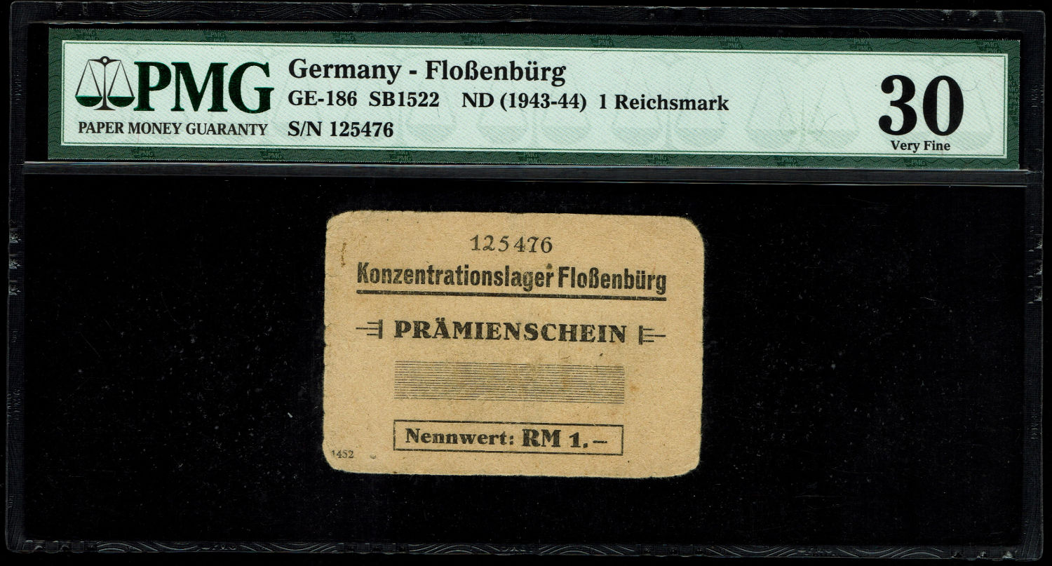 Germany - 1 Mark 1943-1944 - Flossenbürg camp - PMG VF 30
The Flossenbürg camp was a concentration ... - 1 0