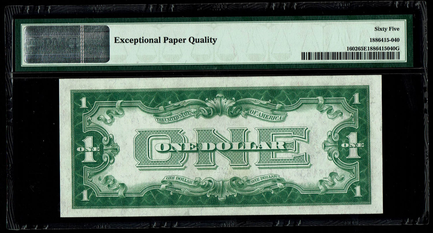 USA - 1 Dollar 1928B - Silver Cerificate - PMG 65 EPQ
The dollar (or US dollar, also known as the ... - 1 1