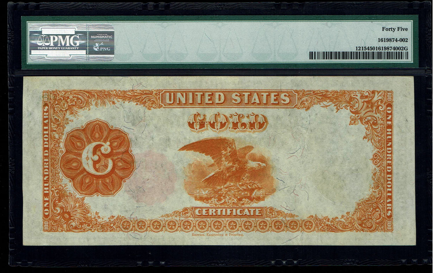USA - 100 Dollar 1922 - Gold Certificate - PMG 45
The dollar (or US dollar, also known as the US ... - 1 1
