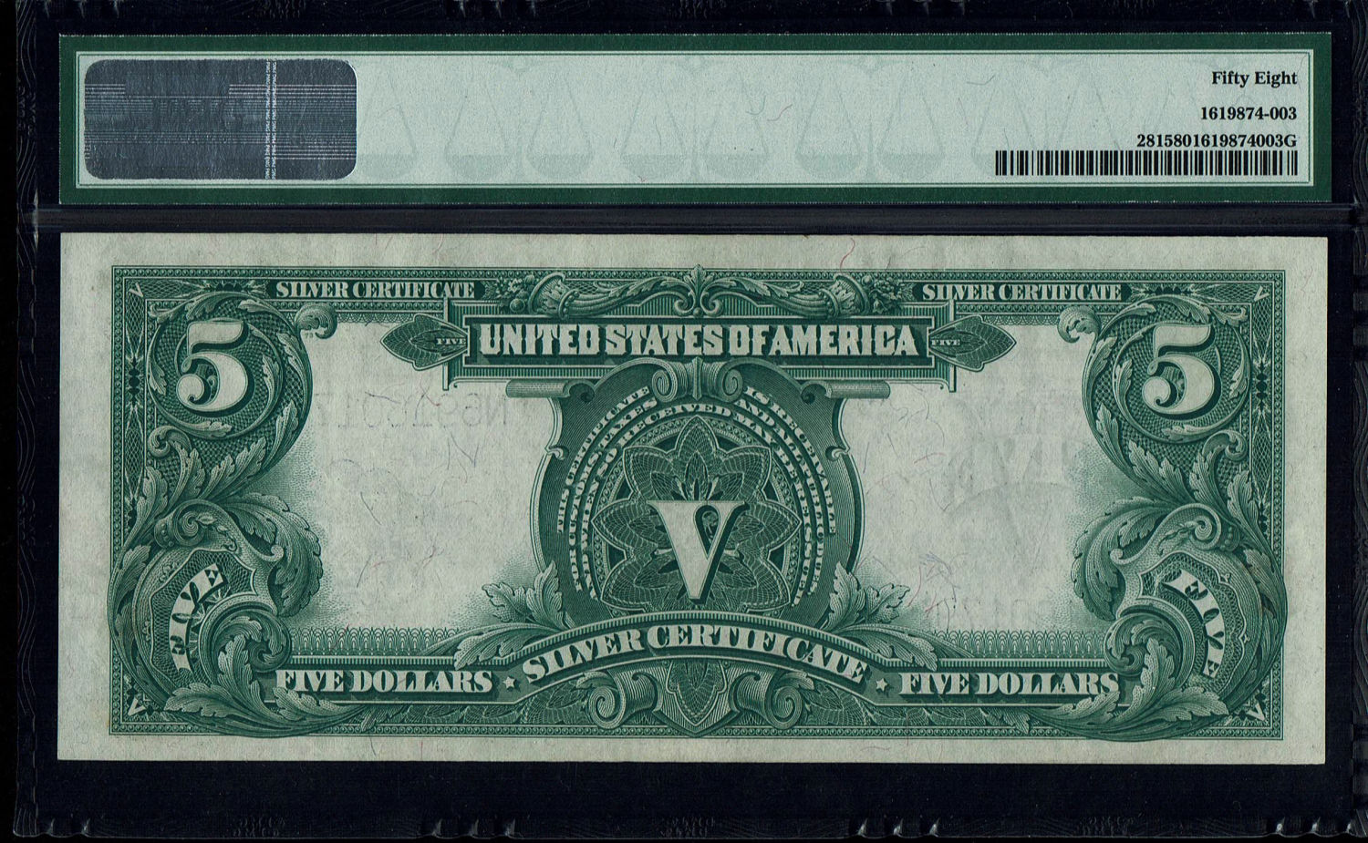 USA - 5 Dollar 1899 - Silver Certificate - PMG 58
The dollar (or US dollar, also known as the US ... - 1 1