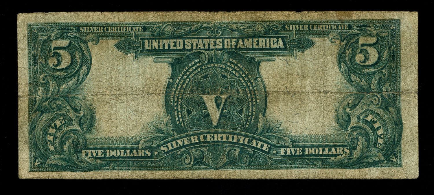 USA - 5 Dollar 1899 - Silver Certificate - F-VF
The dollar (or US dollar, also known as the US ... - 1 1
