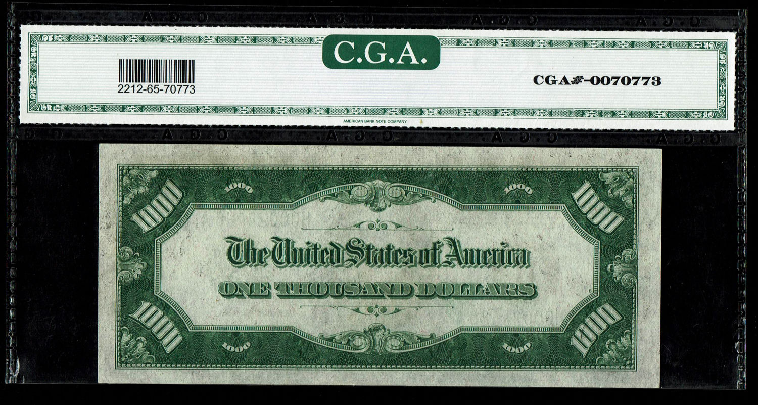 USA - 1,000 Dollars 1934 - CGA 65 - UNC
The dollar (or US dollar, also known as the US dollar or US ... - 1 1