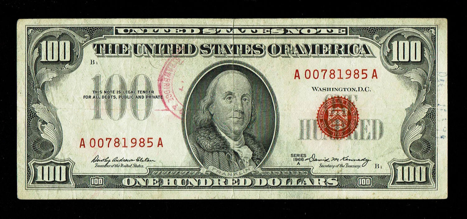 Israel - 100 Dollar 1966 - VF
The dollar (or US dollar, also known as the US dollar or US dollar) ... - 1 0
