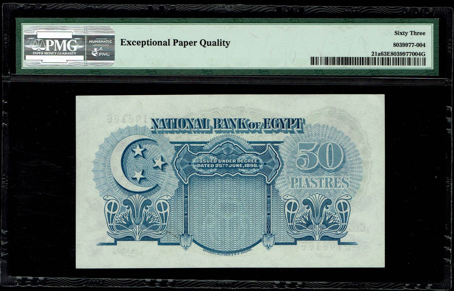 Egypt - 50 Piastres 1940 - National Bank of Egypt - PMG 63 EPQ - 1 1