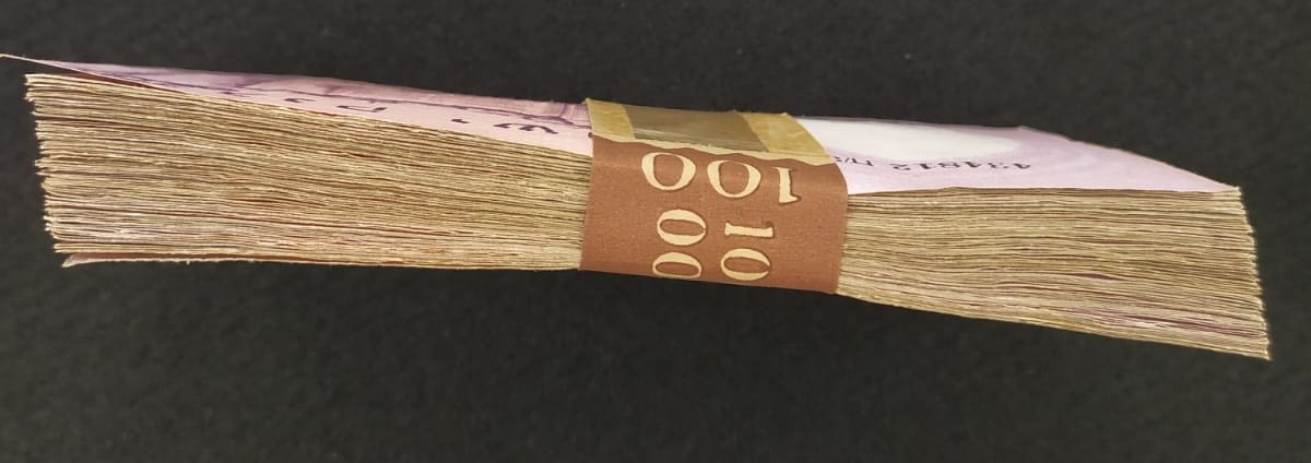 Israel - Lot 100 Banknotes of 10 Pounds 1958 - Diffrent Serial Number Colors - VF - 1 2