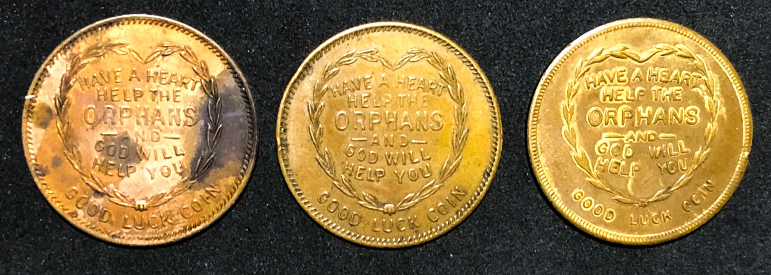 Donation coin - USA - for the Infants Orphans. - 1 1