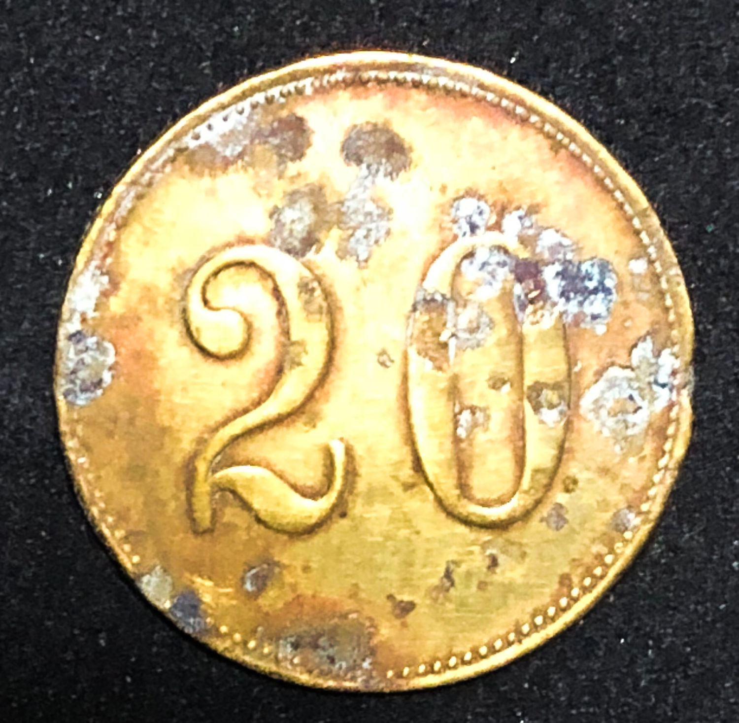 Palestine - 20 para - 1880. - 1 1