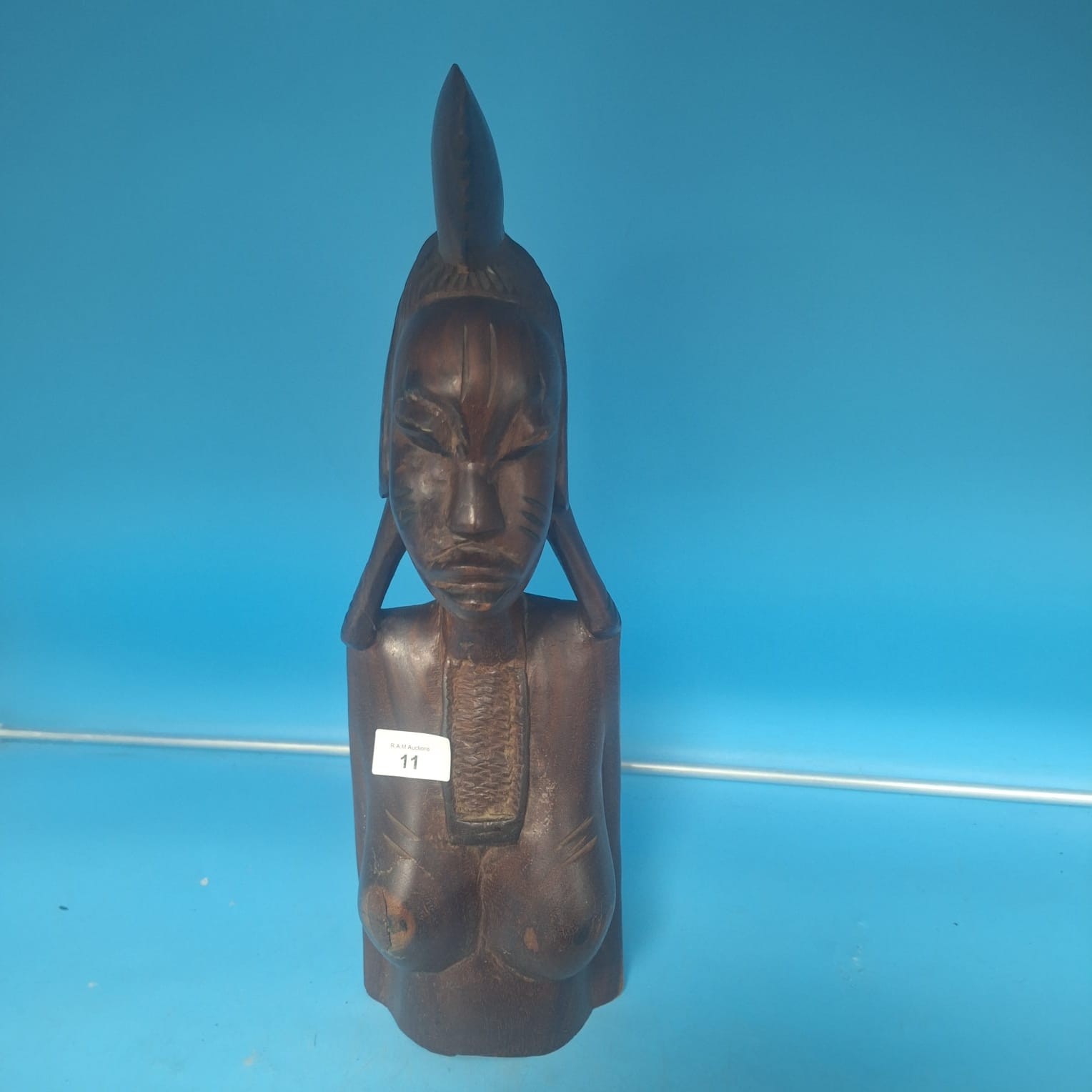 Large Wooden African Carved Figure - 1 2