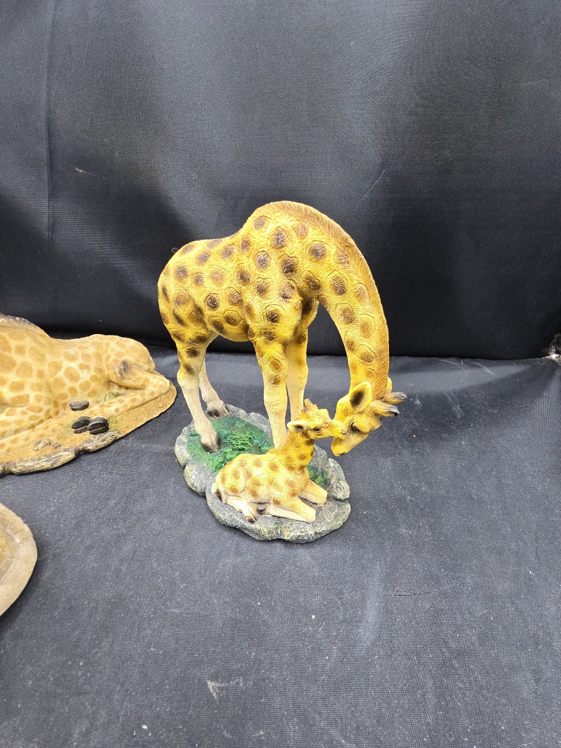 Three Resin Giraffe Figurines - 1 2
