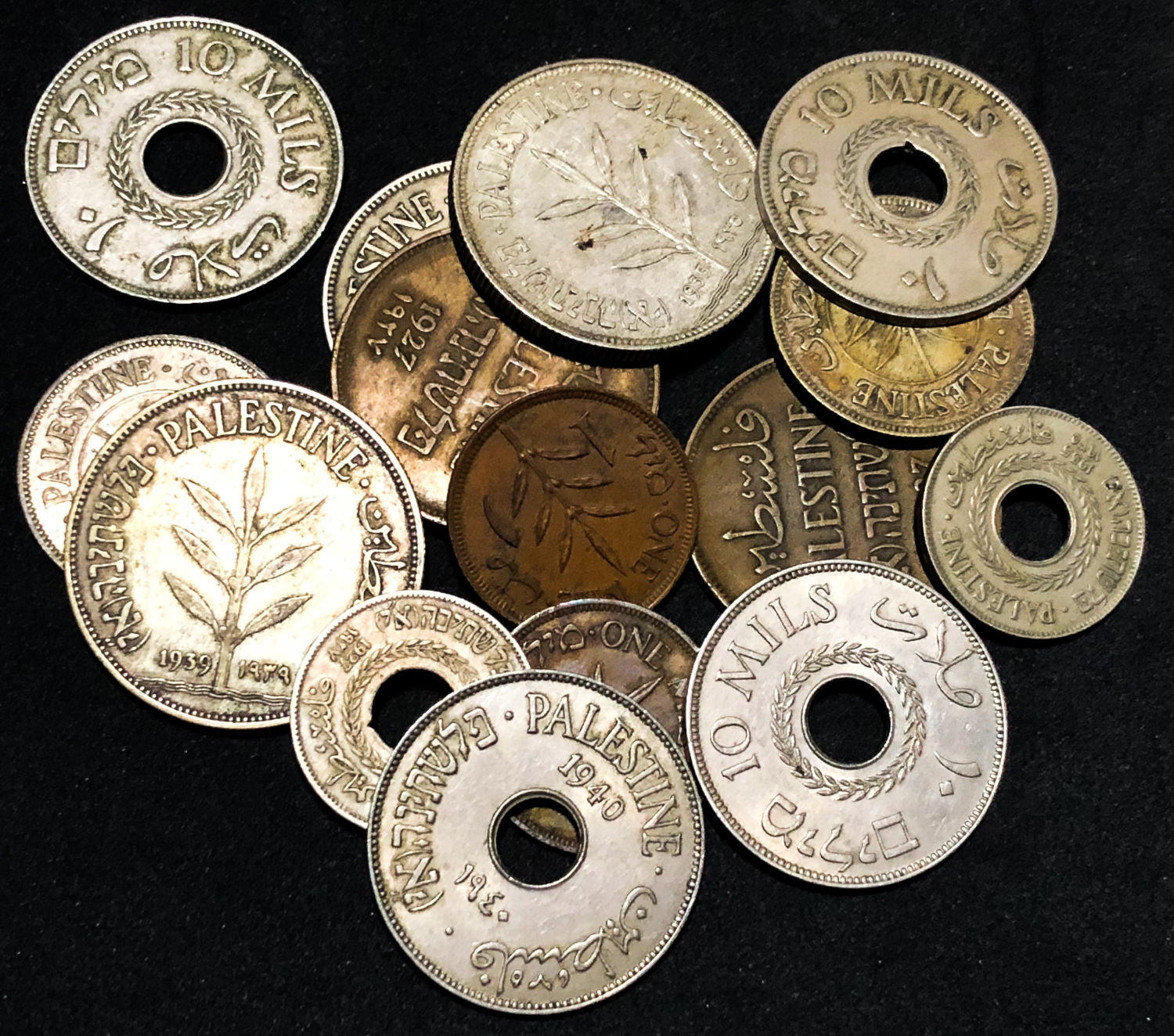 Palestine - coins lot.
