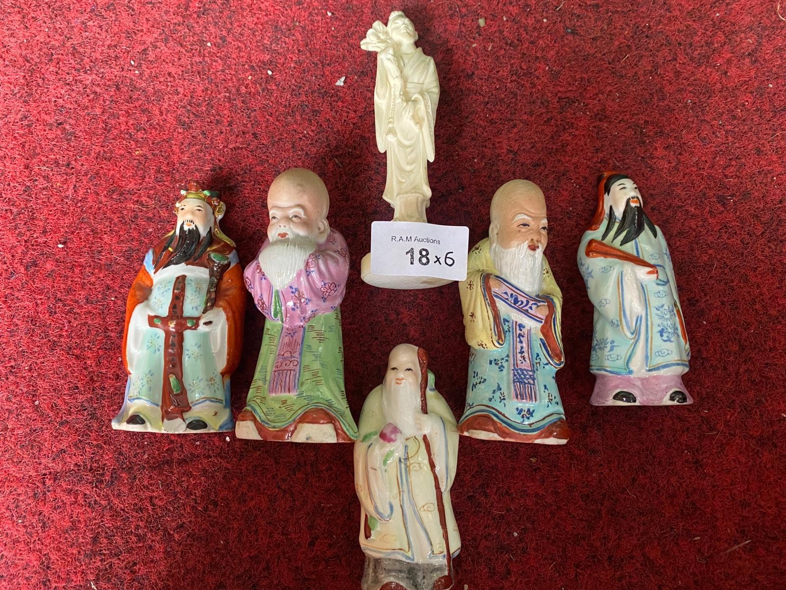 Chinese Figures x6 - 1 1