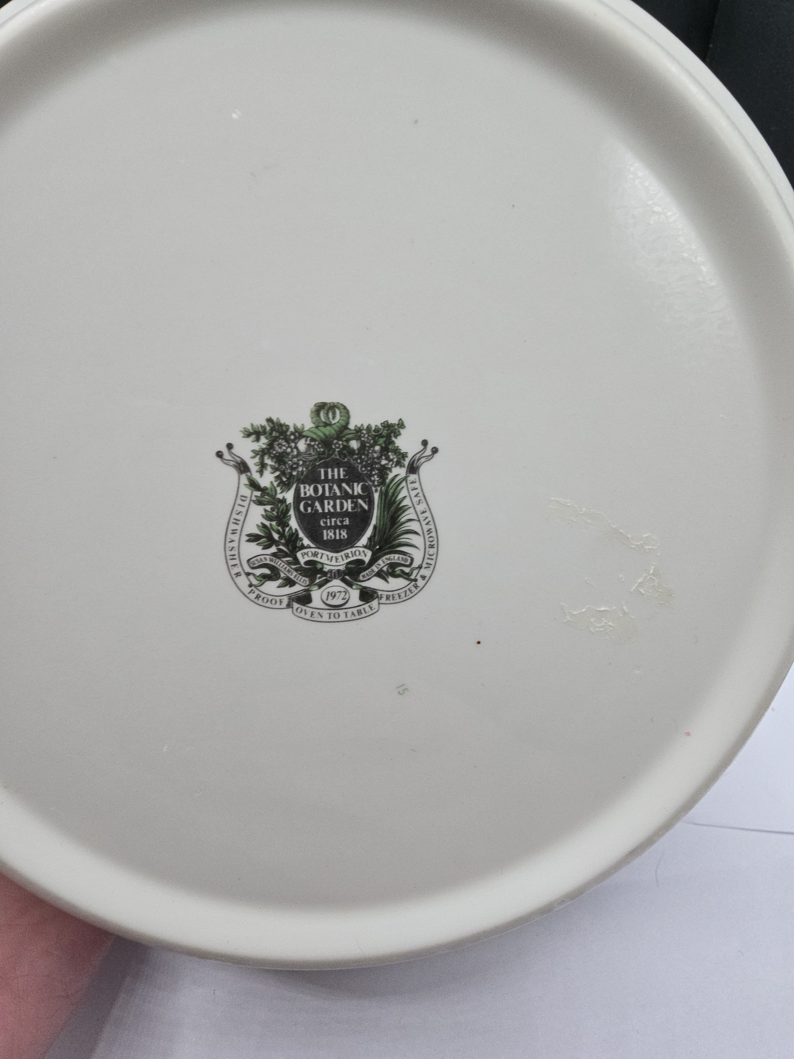 Three Portmeirion Botanic Garden Christmas Plates 1995, 1997 and 1998 - 1 4