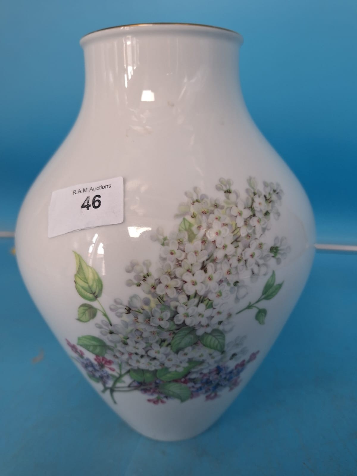 10"+ Fully Marked Furstenberger German Vase - 1 1