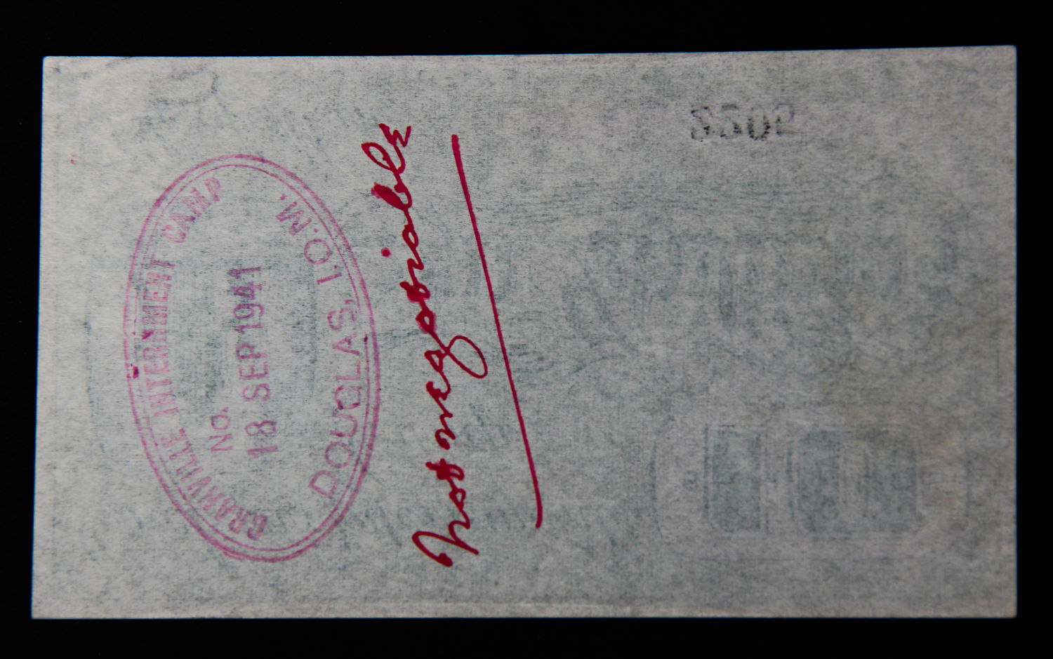 Germany - 10 shillings - Onchan camp. - 1 1